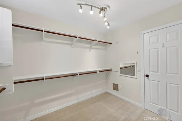 Large walk in closet