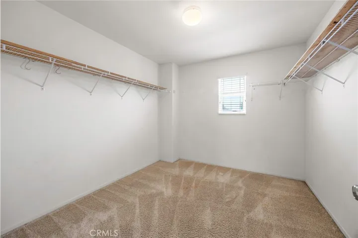 Primary walk in closet