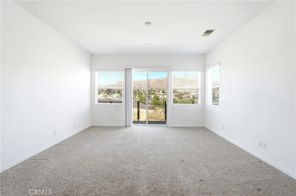 Master bedroom with a gorgeous balcony and unbelievable views
