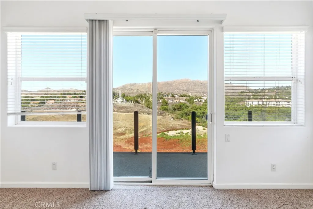 Master bedroom with a gorgeous balcony and unbelievable views