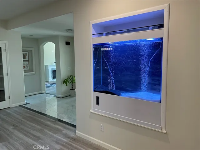 Beautiful aquarium/water feature.