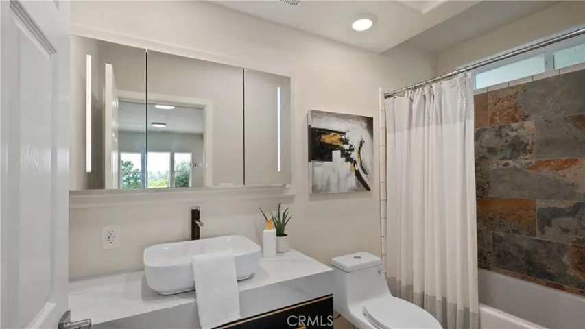 and bathroom attached.