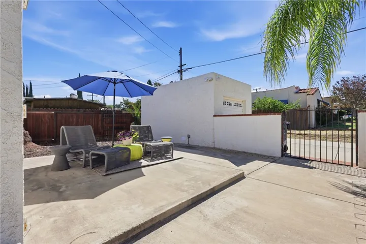 Back Patio Area