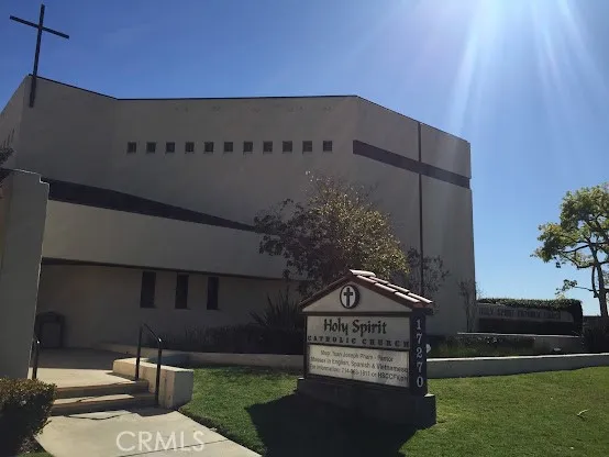 WALKING TO HOLY SPIRIT church
