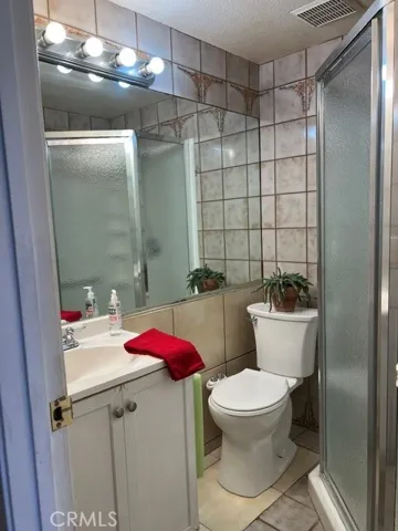 downstair bath with shower.