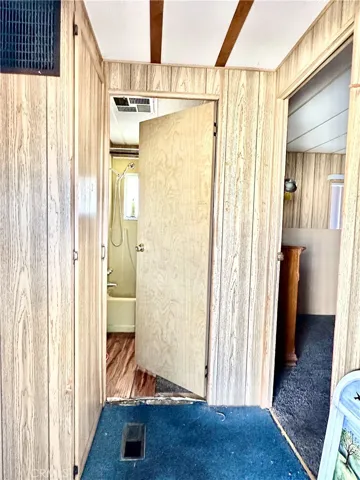 Bathroom, to the right is Primary bedroom door