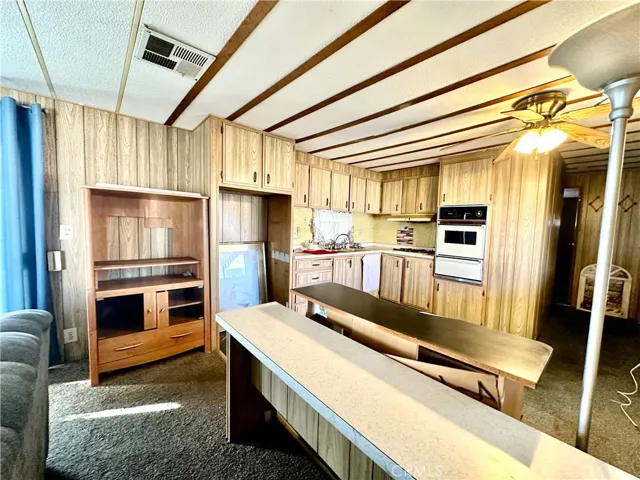 View of kitchen from center