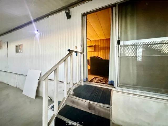 Stairs going to front door