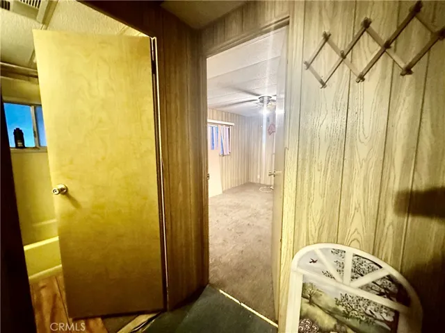 Back door entrance view from inside