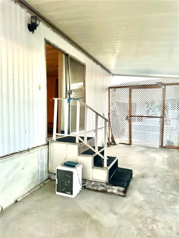 Long shot of Patio door and Front door