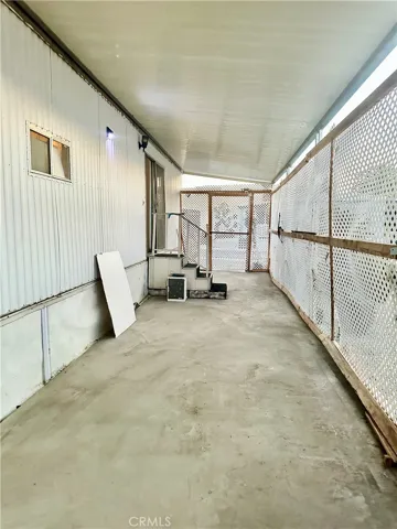 View of the Patio length