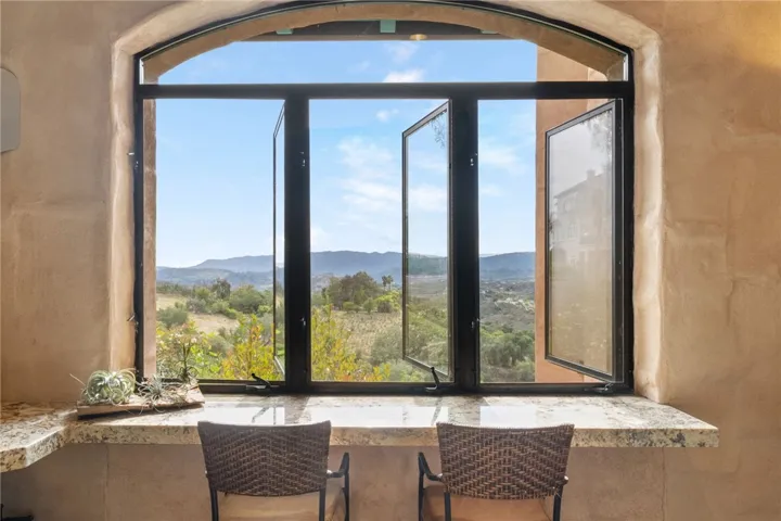 Enclosed breezeway views