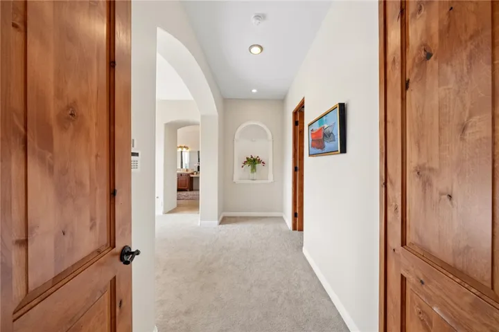 Primary bdrm double door entry