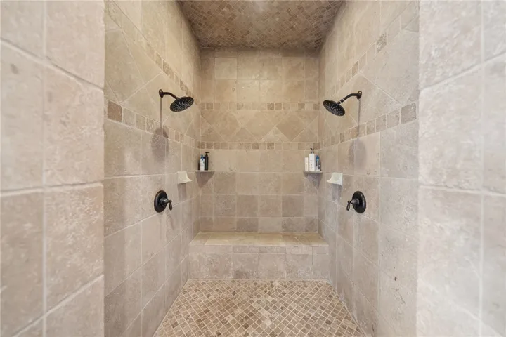 Primary Bath shower dual shower heads