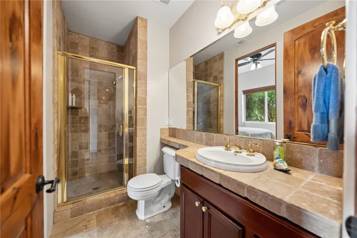 Additional bath for bedrooms or pool