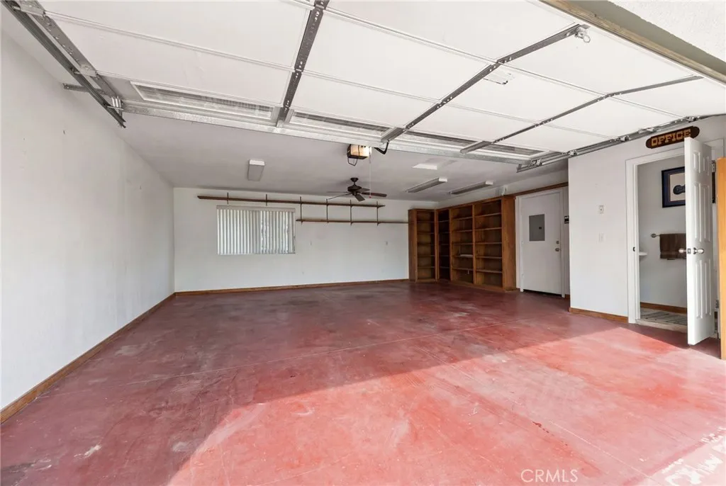 Interior of house garage