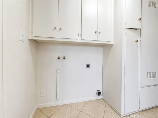 Washer and dryer area