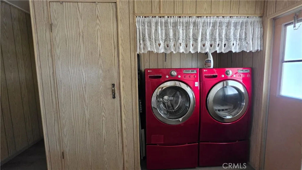Indoor Laundry Area