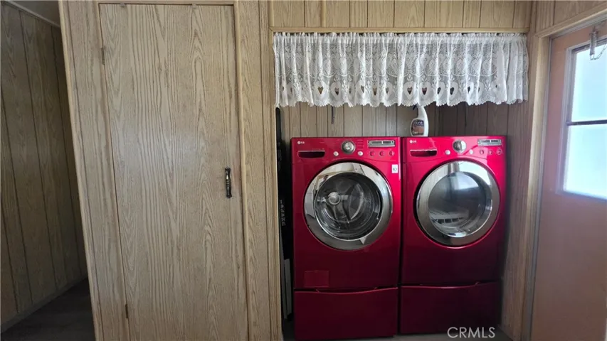 Indoor Laundry Area