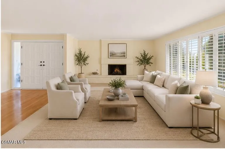Living Room Virtually Staged