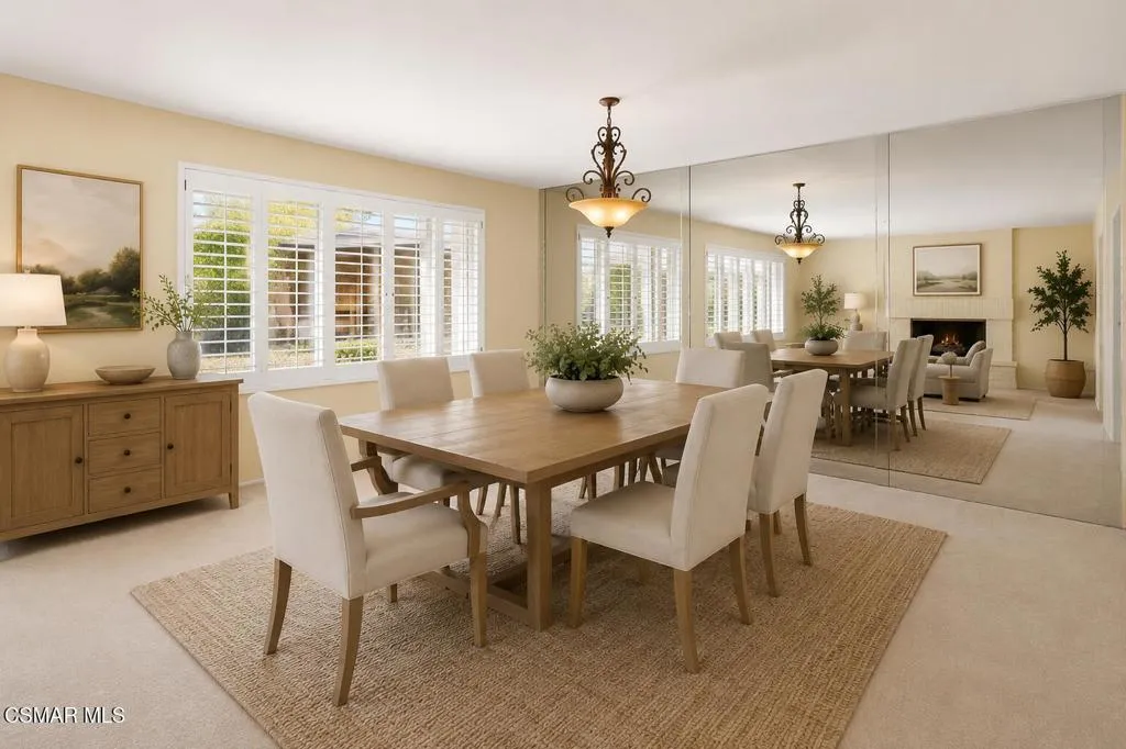 Dining Room Virtually Staged