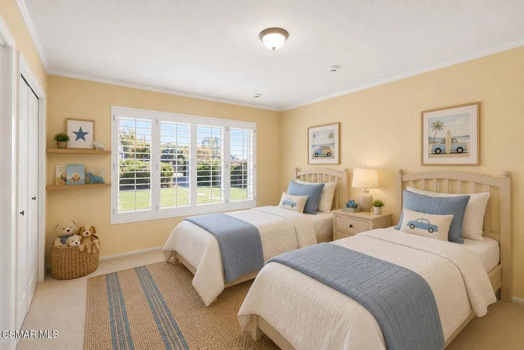 Virtually Staged Bedroom