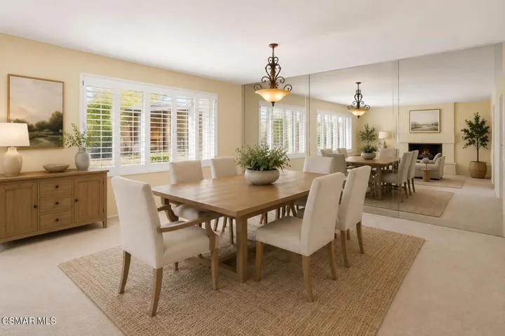 Dining Room Virtually Staged
