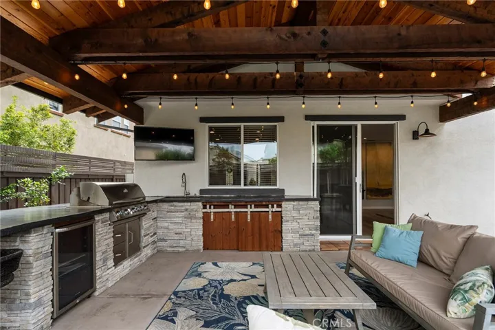 Watch your favorite shows or music on the outdoor TV