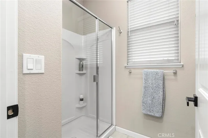 Shower in second bathroom