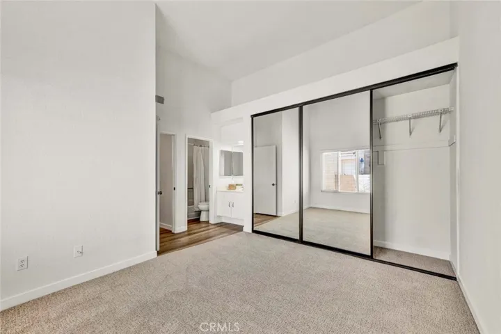Spacious primary bedroom