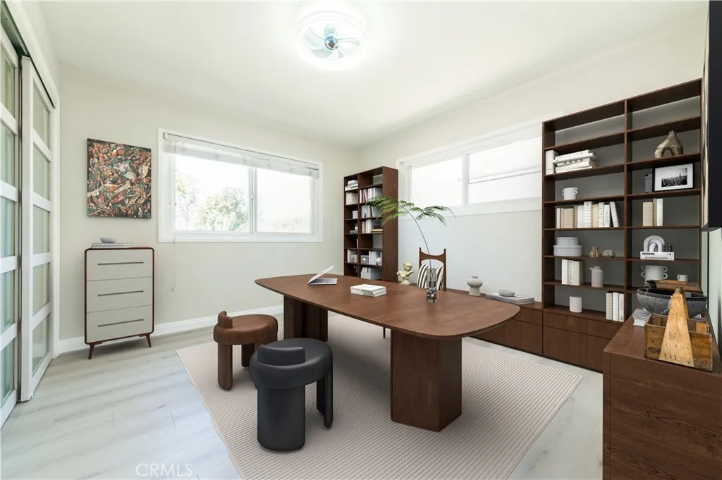 Room 2- virtually staged as a home office