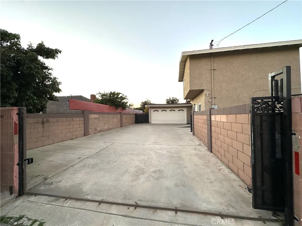 Driveway for RV parking