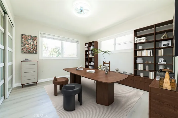 Room 2- virtually staged as a home office
