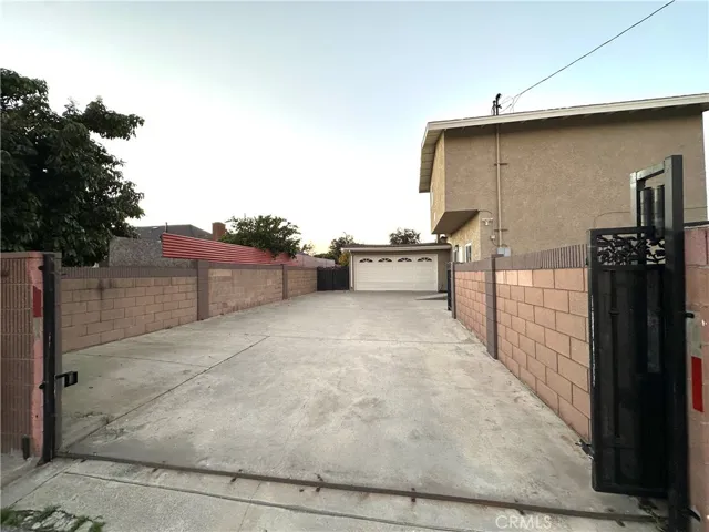 Driveway for RV parking
