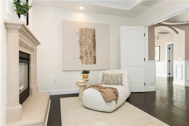 Primary Bedroom Retreat with Dual Fireplace