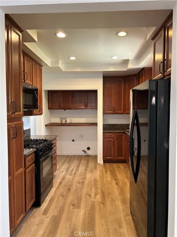 Beautifully updated kitchen with the laundry hook-ups
