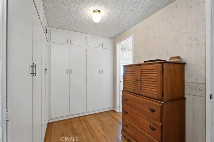 The suite includes this fabulous closet area.