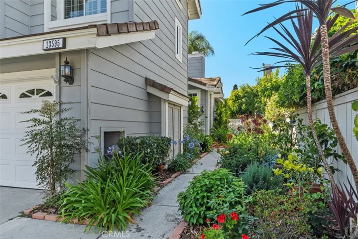Private walkway to the front door area