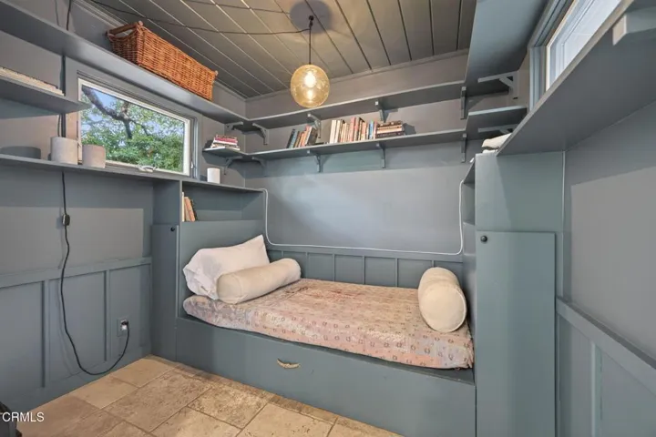 A cozy nook for reading or napping