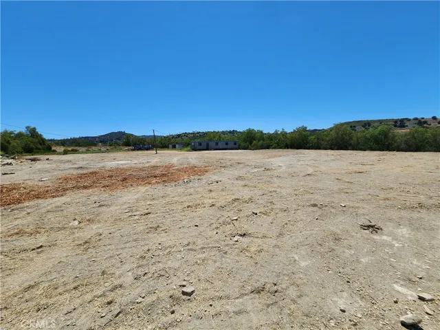 Building pad from the top of the driveway.