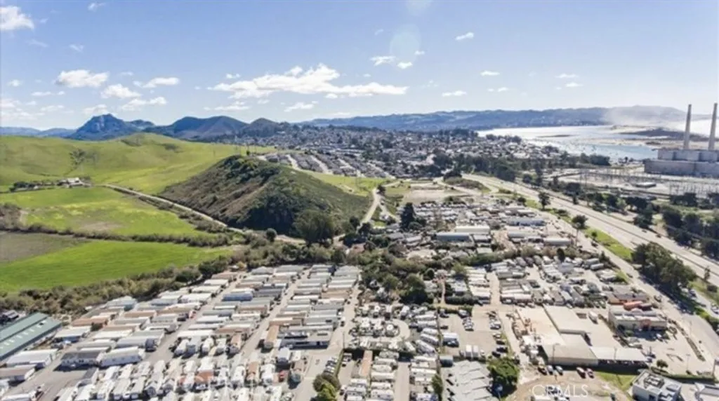 View of park from drone
