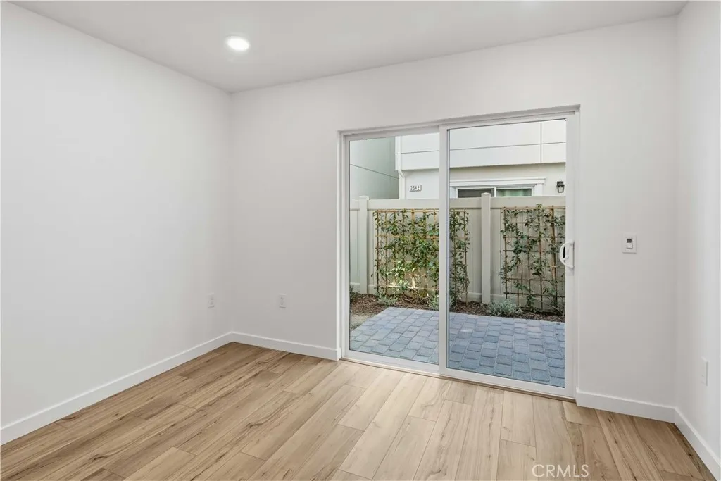1st Level Bedroom with slider