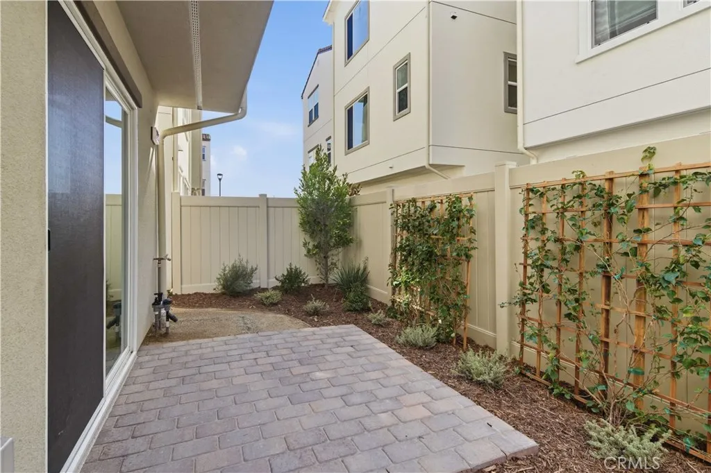 Fully Landscaped Backyard with Pavers