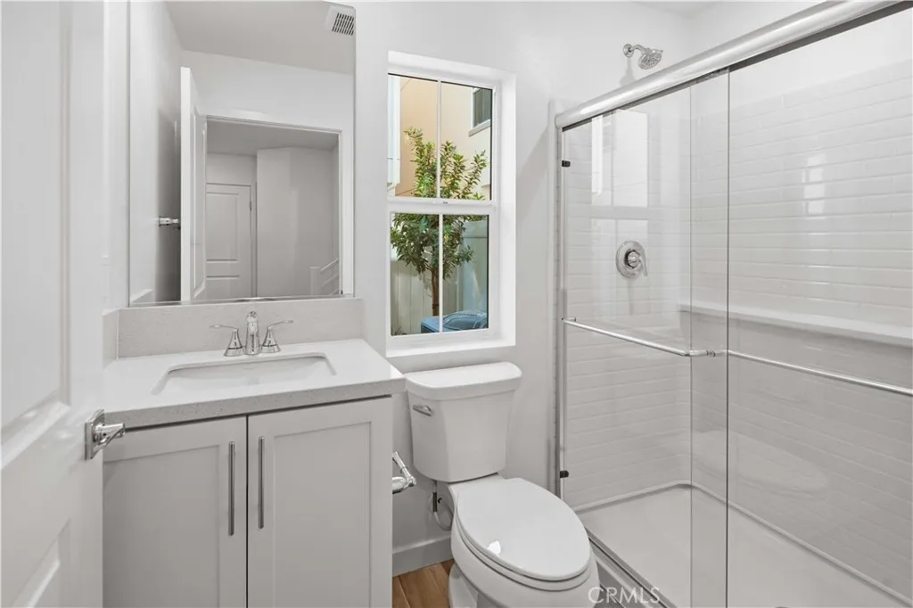 1st Level full bathroom with walk-in shower