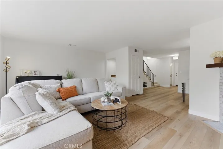 Spacious Living Room with wet bar...