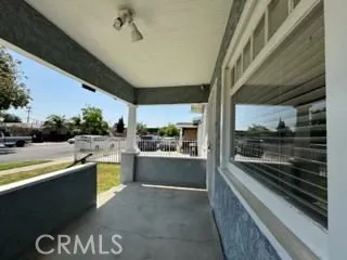 Shaded porch