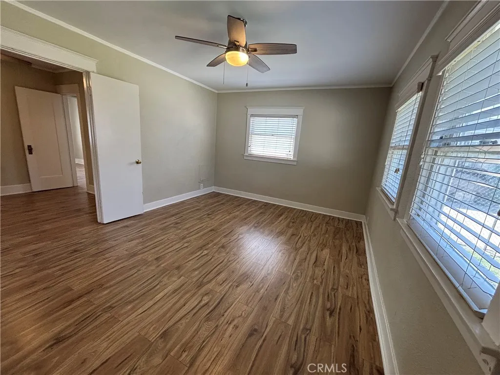 Westerly view of Bedroom #1 with Newer Ceiling fan