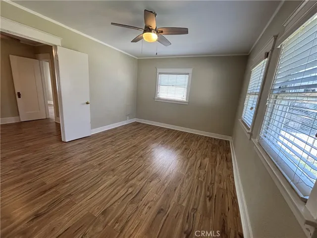 Westerly view of Bedroom #1 with Newer Ceiling fan