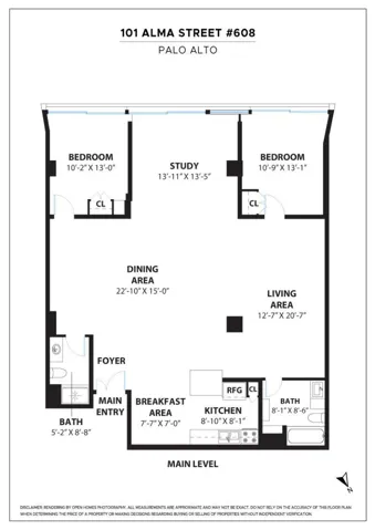 101 Alma Street 608, Palo Alto, California 94301