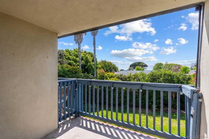 Primary bedroom balcony with ocean view
